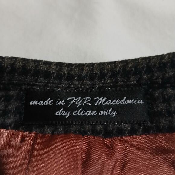 Ron Chereskin Men's Cashmere Blend Blazer 3 Button 42R Grey Houndstooth - Picture 11 of 11